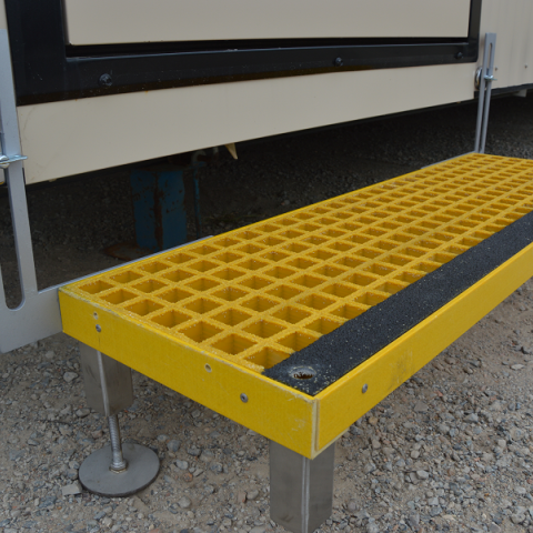 Single step access to Ausco buildings